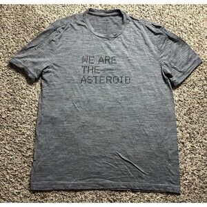 Icebreaker Merino Wool Shirt Mens Medium Gray We Are The Asteroid